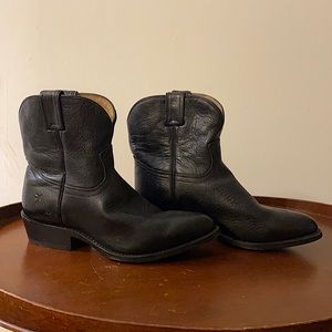 Frye Black Cowgirl Boots
